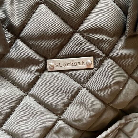 Storksak London Quilted Changing Bag with Attachments - Picture 5 of 16